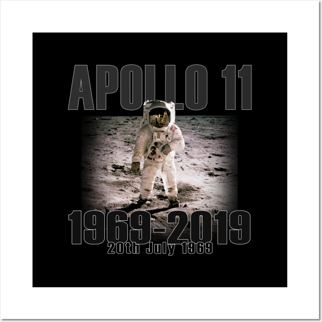 Apollo 11 Moon Landing 50th Anniversary Wall Art by SeattleDesignCompany